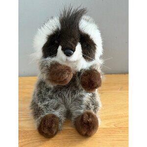 La-Z-Boy Raccoon Vintage Promotional Stuffed Animal Bean Bag Plush Toy 8" NWT